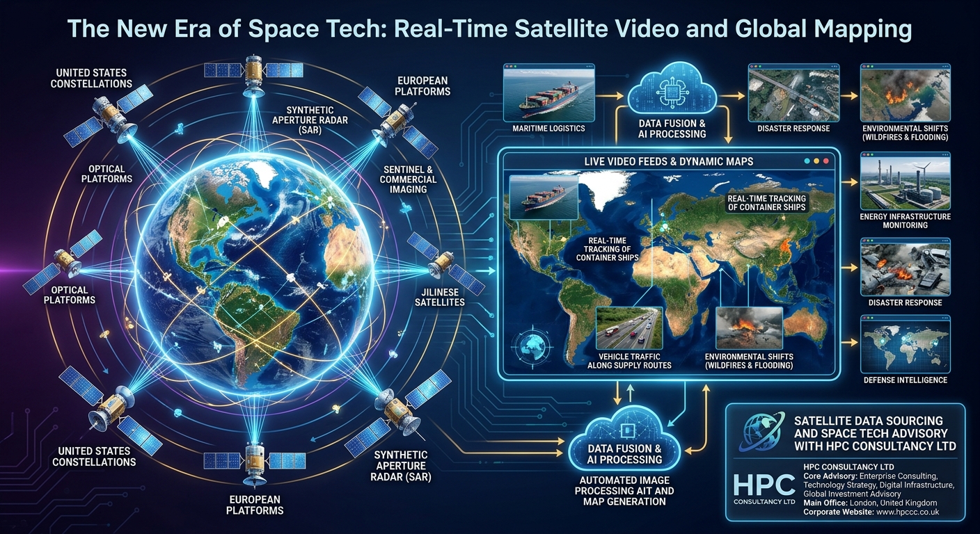 Real-Time Satellite Video and Global Mapping Switzerland