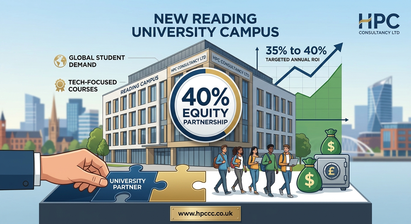 40% Equity Partnership in New Reading University Campus, seeking Switzerland Investor